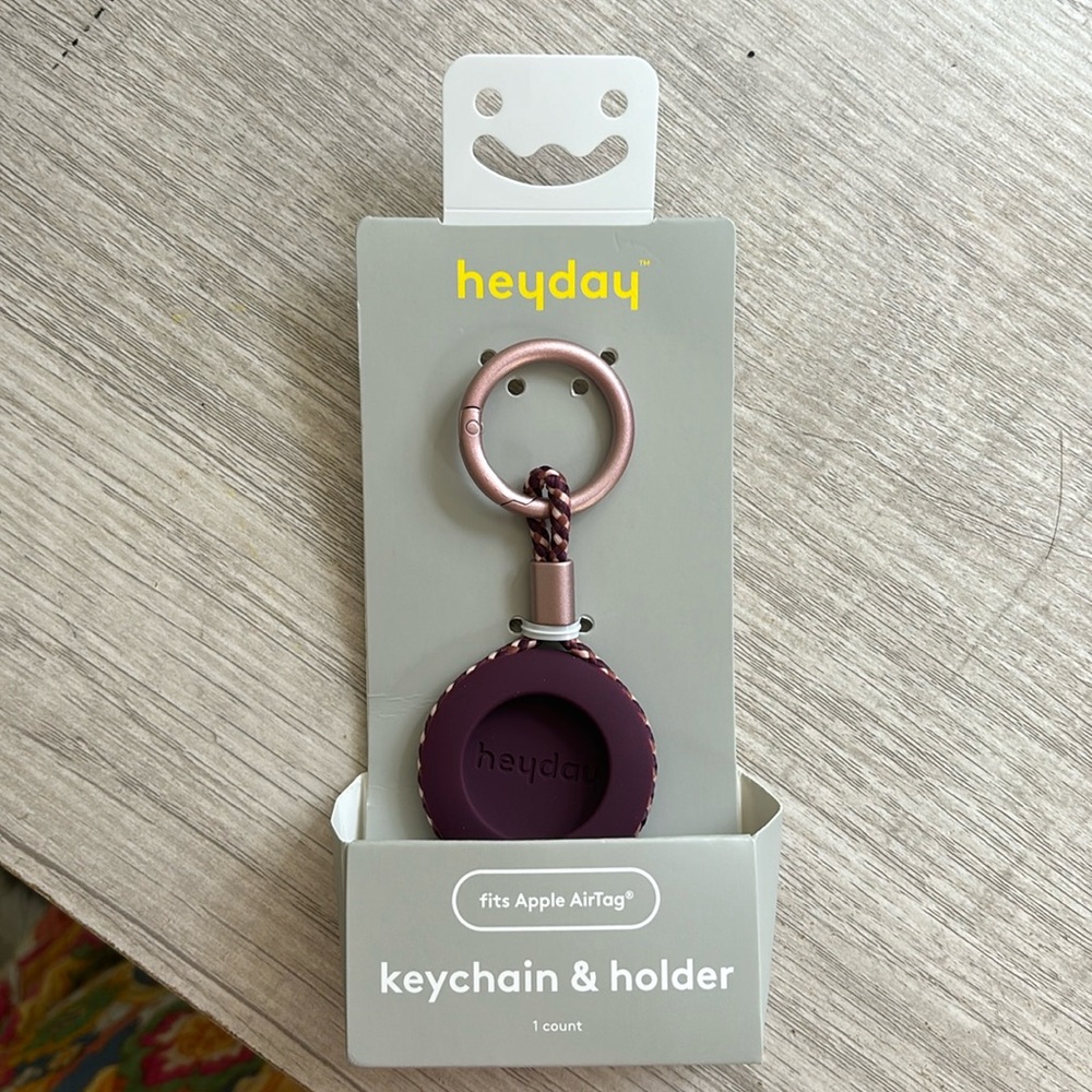 heyday Silicone Rope Apple AirTag keychain & holder